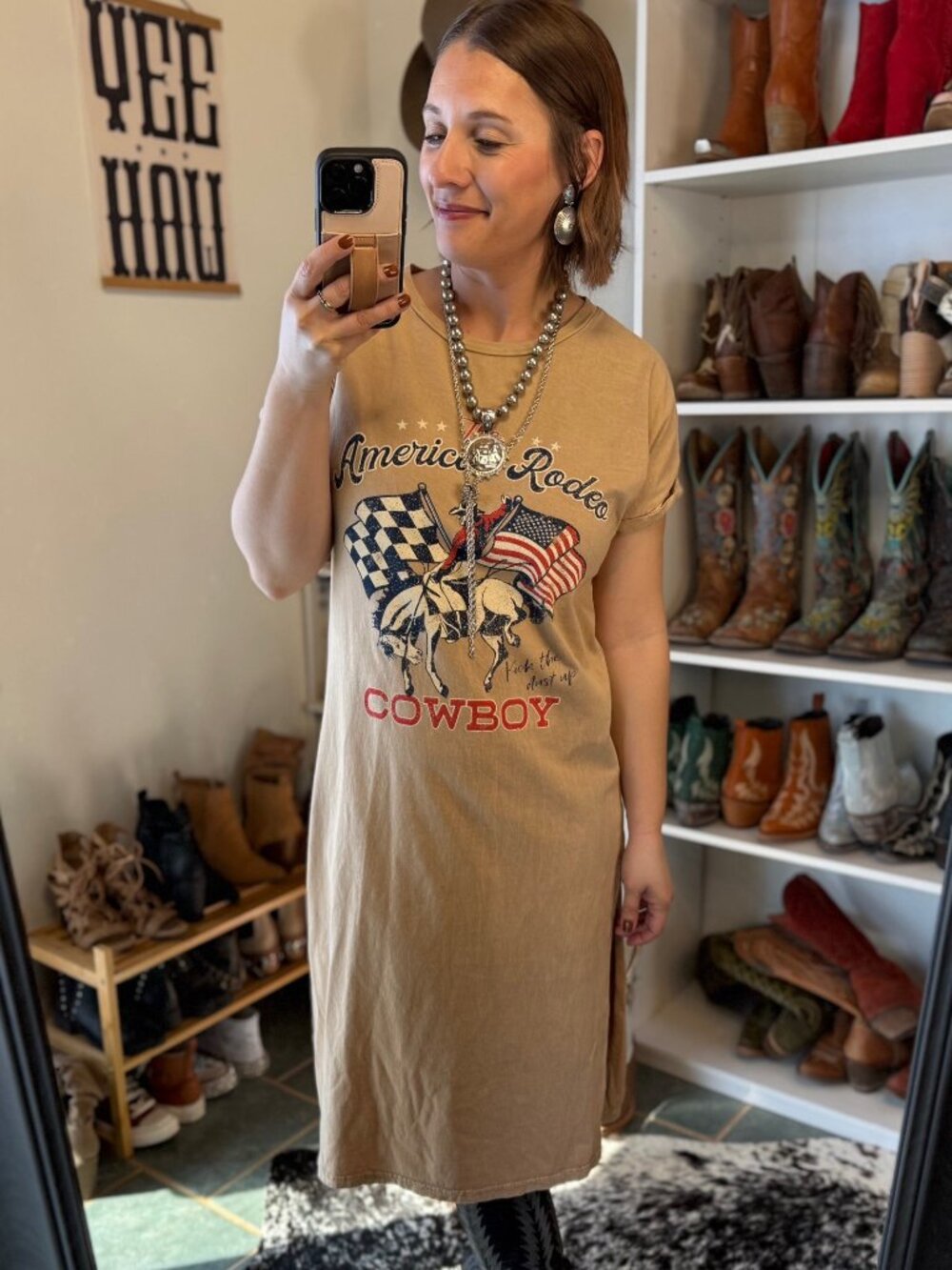 Fez American Rodeo Graphic Tee Dress ✙NWT✙